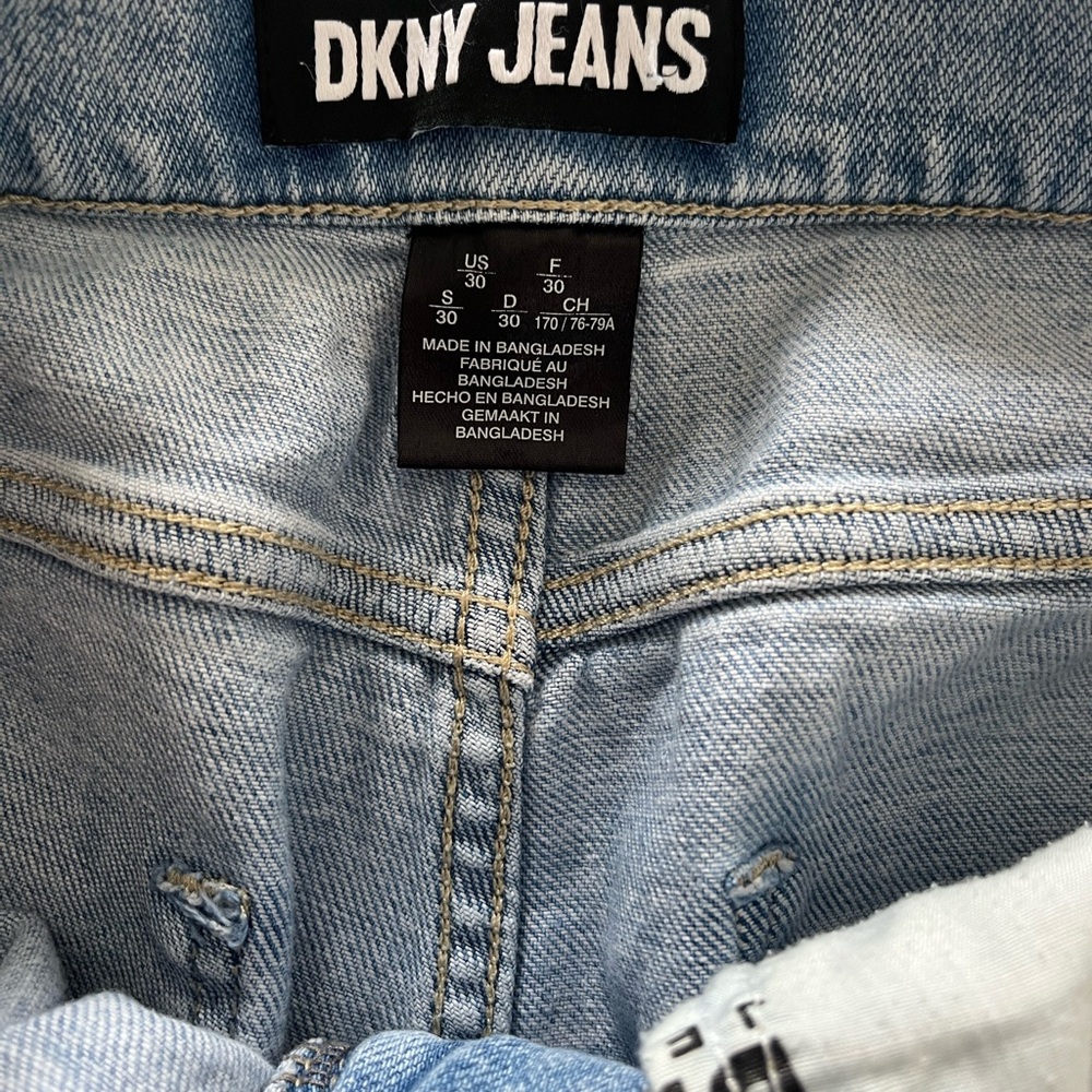 DKNY Light Blue Flare Women's Jeans - Picture 3 of 4